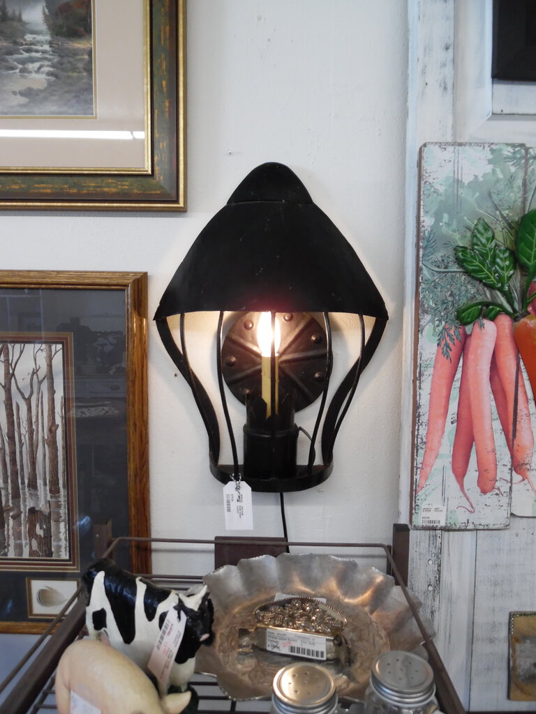 Vintage Black Wall Lantern