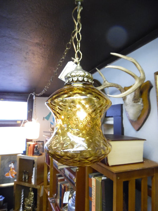 MCM Amber Chandelier