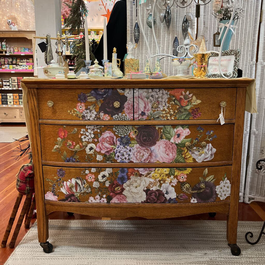 Floral dresser